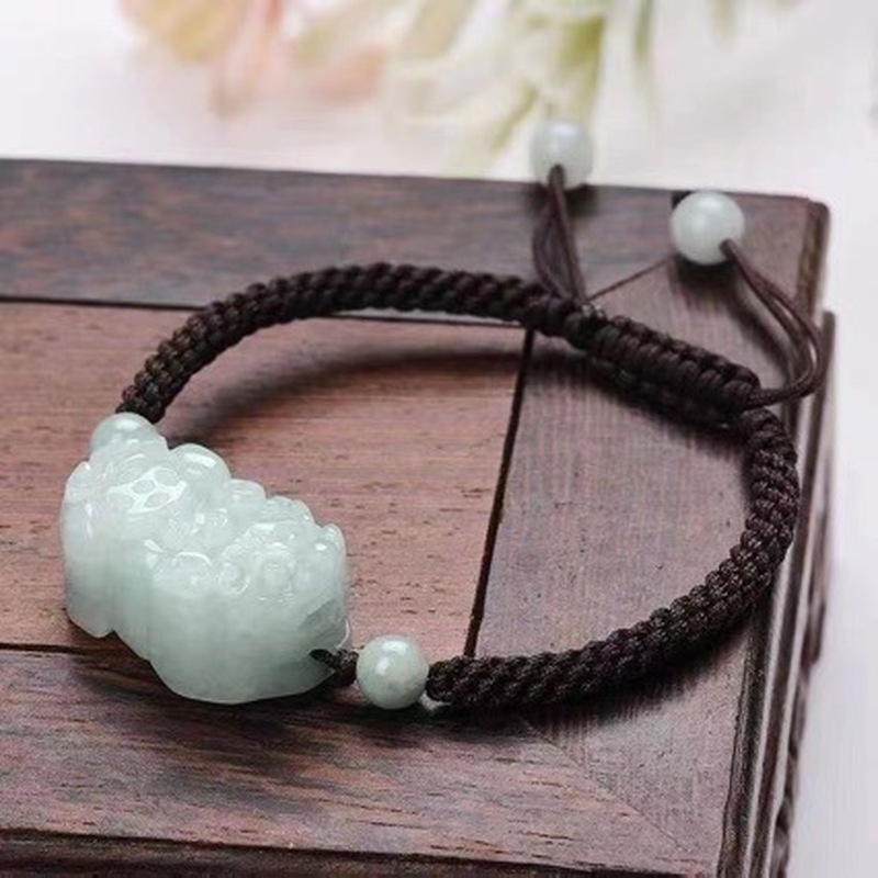 Jewelry & Watches Vitopoulos Reviews - 남녀공용 천연 비취 A급 픽시우 팔찌,