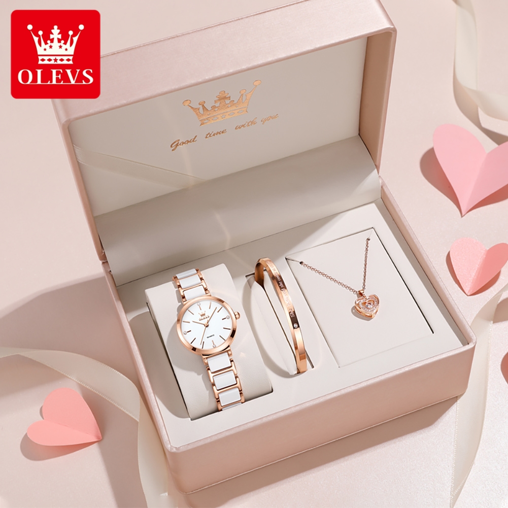Jewelry Bracelet Watches - OLEVS 여성 시계 5877 고급스러운 우아한