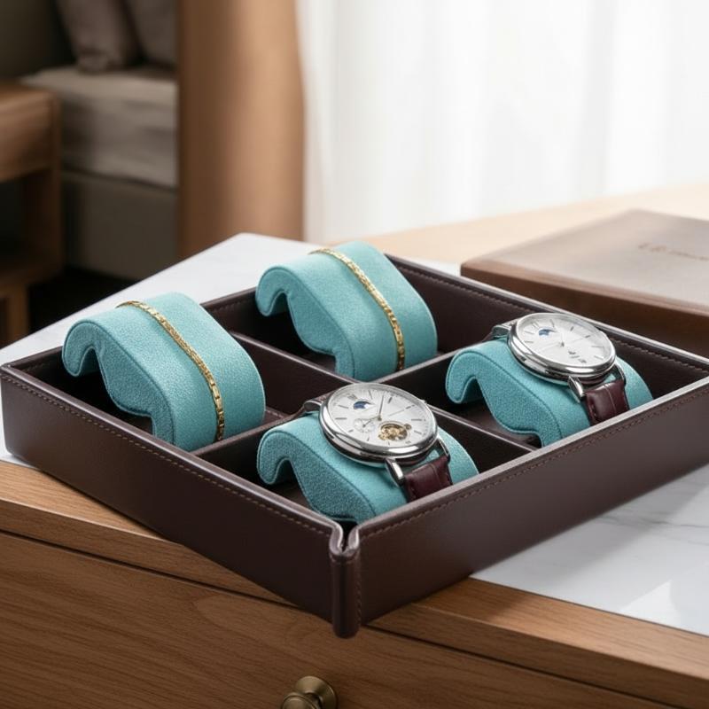 *시계 쿠션 시계 상자 패드 부드러운 플란넬 보석 디스 - Jewelry Box With Watches 리뷰 및 가격