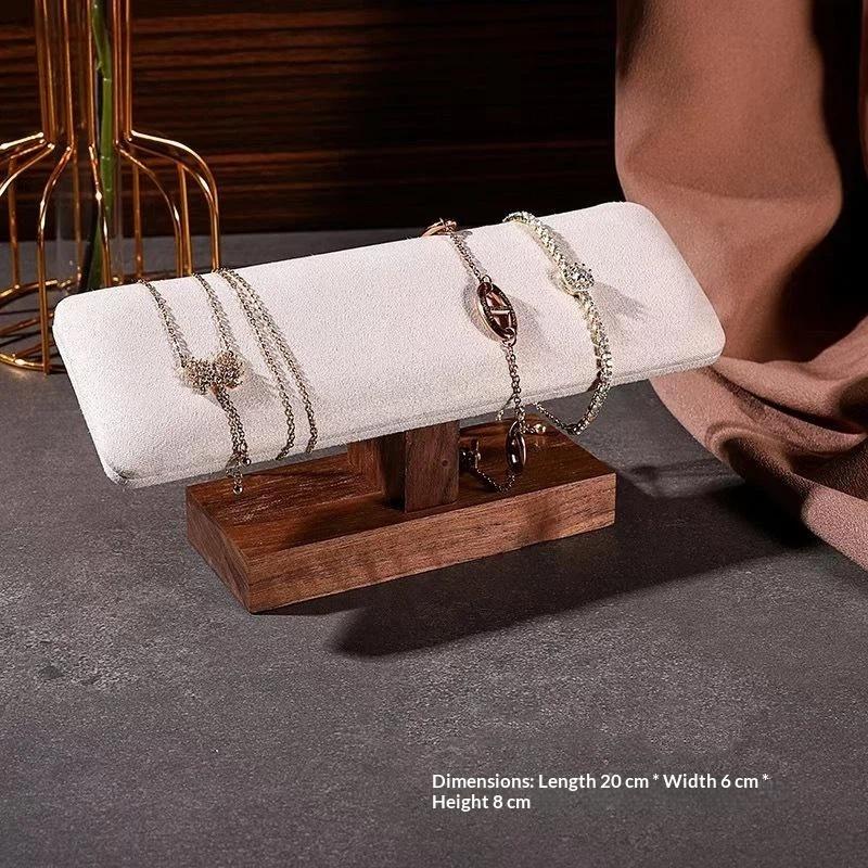 월넛 원목 주얼리 디스플레이 랙 휴대용 팔찌 시계 비즈 - Jewelry And Watches Exhibition 리뷰 및 가격