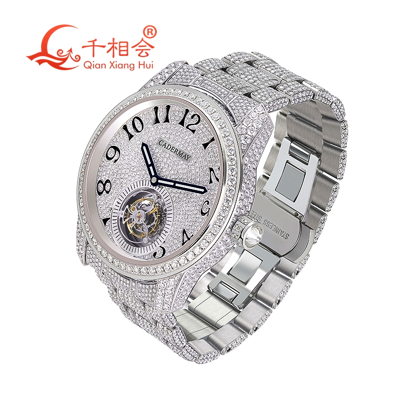우아한 시간을 알려주는 VVS 화이트 모이사나이트 다이 - Vvs Jewelry Watches 리뷰 및 가격