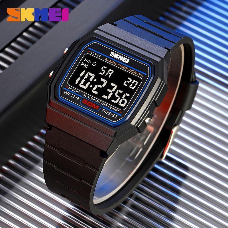 모멘트 뷰티 SKMEI 전자시계 남성용 클래식 사각형  - Moments Watches & Jewelry Vaughan Mills 리뷰 및 가격