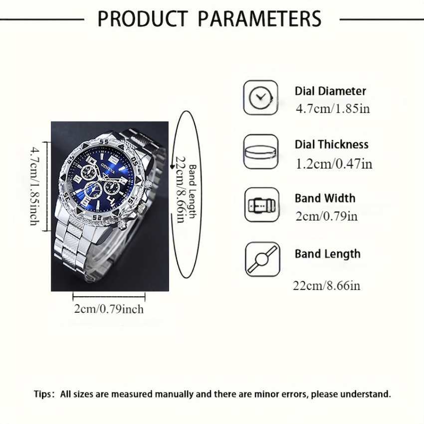 클래식 미니멀리스트 남성용 시계 장식 세트, 다이얼 스 - Moments Watches & Jewelry Vaughan Mills 리뷰 및 가격