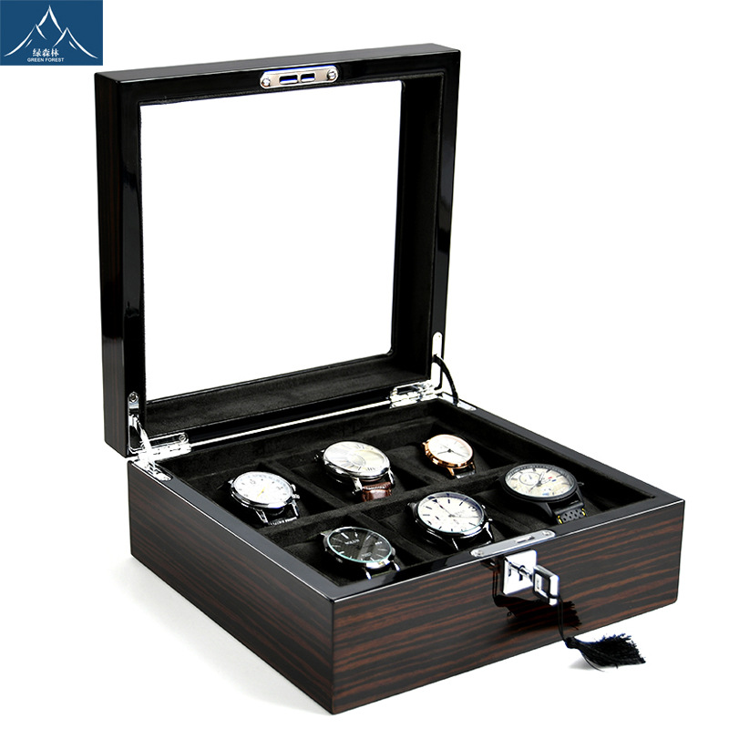 Hxl 나무 피아노 래커 다중 위치 시계 상자 보석 보 - Jewelry Box With Watches 리뷰 및 가격