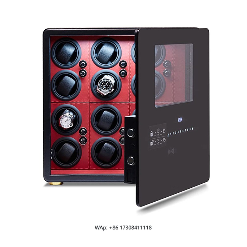 럭셔리 12개 자동 로터 및 보석 보관 디지털 지문 인 - Jewelry Box With Watches 리뷰 및 가격
